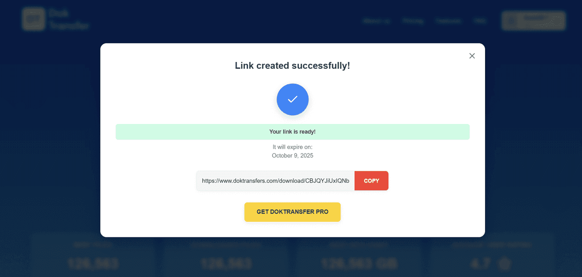 How to share link
